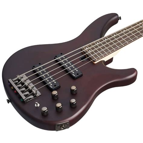 Yamaha TRBX505 TBN 5 String Electric Bass Guitar Translucent Brown