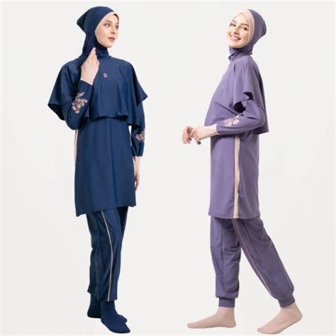 Jual POLITE SWIM Baju Renang Muslimah Tun Dolphin Shark Nude Pale Shopee Indonesia