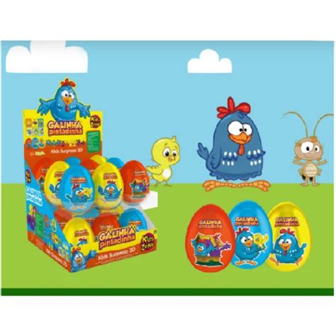 Galinha Pintadinha Ovo - Brinquedo Ovo Kids Surpresa Galinha Pintadinha - Kids Zone | Shopee Brasil