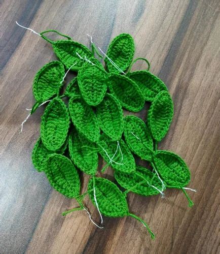 Crochet Leaf Cotton Crochet Leaves Manufacturer From Jaipur