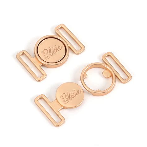 Custom Logo Zinc Alloy Swimwear Gold Bra Buckle Connector Metal Closure Buckle For Bikini Buy
