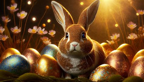 easter bunny eggs art  stock photo public domain pictures
