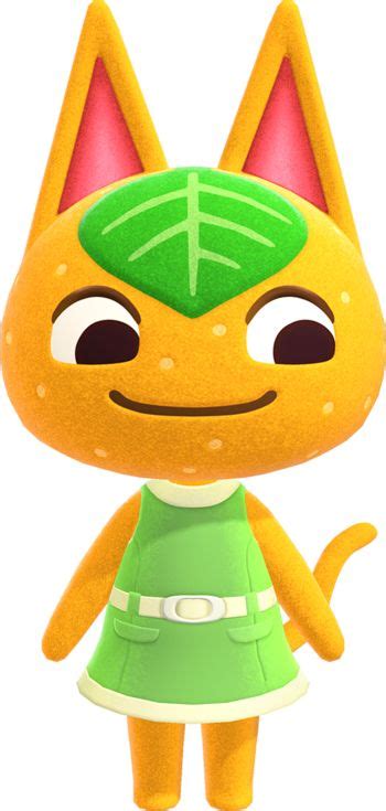Tangy Peppy Cat Villager In Animal Crossing Series
