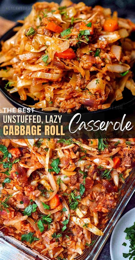 Best 12 Unstuffed Lazy Cabbage Roll Casserole Recipe – Artofit