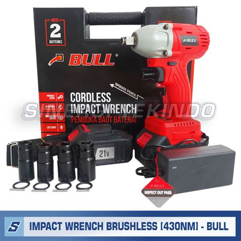 Jual Mesin Bor Pembuka Baut Baterai BULL BL127 Cordless Impact Wrench