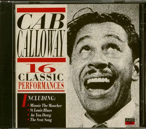 Cab Calloway CD: 16 Classic Performances (CD) - Bear Family Records