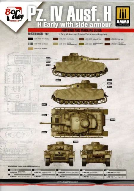 BORDER MODELS BT 005 1 35 Sd Kfz 161 1 Pz Kpfw IV Ausf H Early Mid