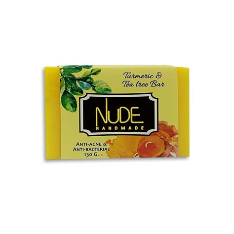 Clean Pro Nude Handmade Essentials Turmeric And Tea Tree Bar Soap G Shopee Philippines