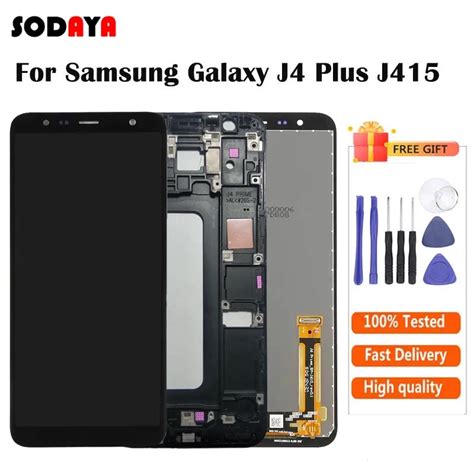 삼성 J415 LCD J4 플러스 SM J415F J415G J415FN LCD 디스플레이 스크린 교체 갤럭시 J4 플러스 ...