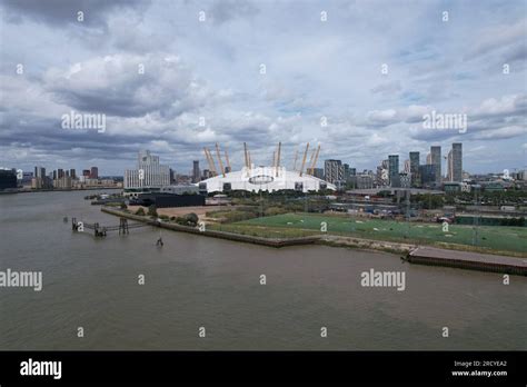 London O2 arena London UK Aerial Stock Photo - Alamy