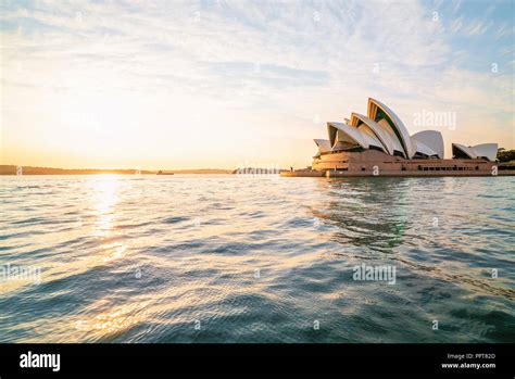 Golden sunrise at Sydney city skyline Stock Photo - Alamy