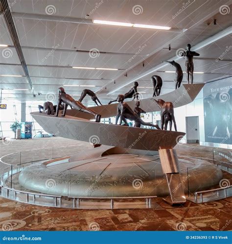 Delhi airport terminal 3 editorial stock photo. Image of india - 34236393