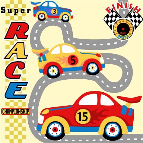 Imagens De Desenhos Animados De Carros De Corrida