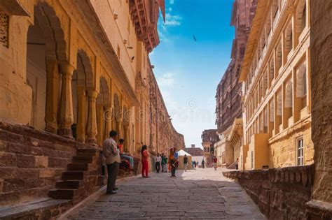 View Of Famous Mehrangarh Fort Jodhpur Rajasthan India Mehrangarh