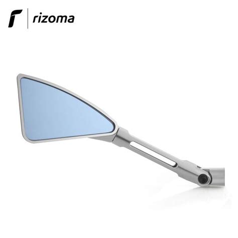 Rizoma Tomok Naked Aluminum Mirror Not Approved Silver Color