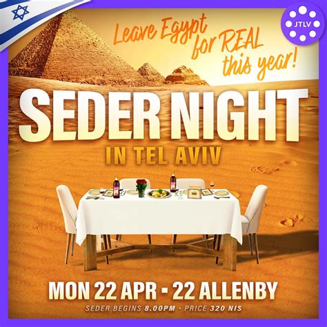 JTLV SEDER IN TEL AVIV @ Allenby 22 | Secret Tel Aviv