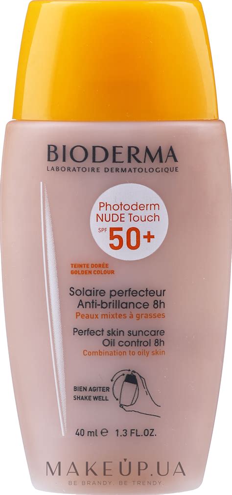 Bioderma Photoderm Nude Touch SPF50+ - Солнцезащитный крем для жирной и ...