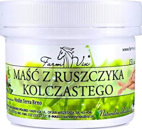 MAŚĆ Z RUSZCZYKA KOLCZASTEGO 150 ML FARM VIX 9308126375 Allegro pl