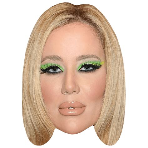 Savannah Bond Make Up Maske Aus Karton Celebrity Cutouts