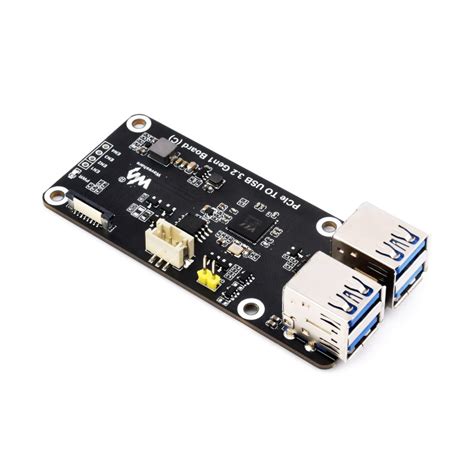 PCIe To 4-Ch USB3.2 Gen1 Board (C) For Raspberry Pi 5, Up To 5Gbps ...