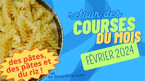 Retour de courses et état du Stock Alimentaire Avant et Après les