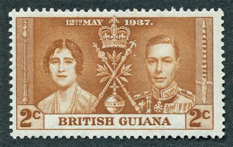 BRITISH GUIANA 1937 2c SG305 Mint MH FG Coronation Omnibus Issue B02