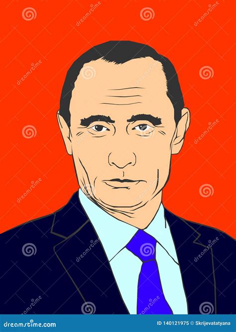 February 19 2019 A Vector Illustration Of A Portrait Of President