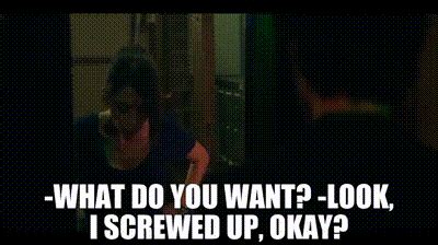 Yarn What Do You Want Look I Screwed Up Okay Sex Life S E Empire State Of