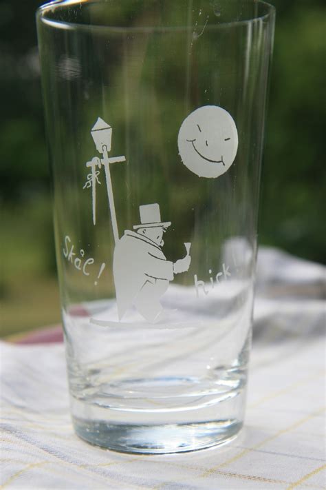 Sex grogglas från Eda glasbruk Värmland med e Köp på Tradera