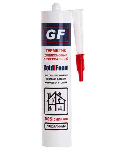Силиконовый Герметик GoldiFoam, Для ПВХ, прозрачный - купить по низким ...