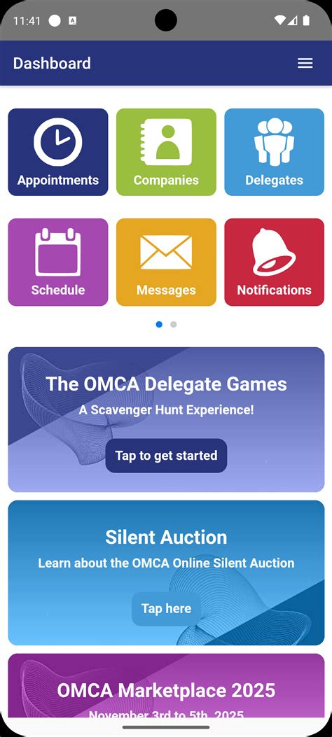 OMCA Marketplace 2024 - Androidアプリ