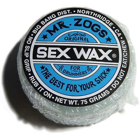Mr Zog S SEX WAX Drumstick Grip Wax For Drummers Reverb
