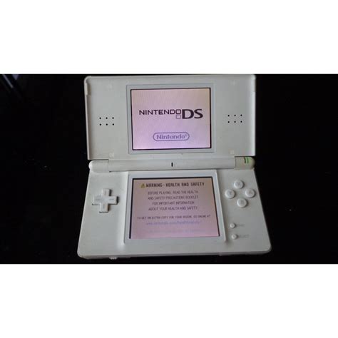 Nintendo DS Lite Branco Detalhe Na Tela Superior Shopee Brasil