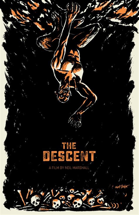 The Descent Poster By Matt Talbot Horror Movie Art Film Posters Art