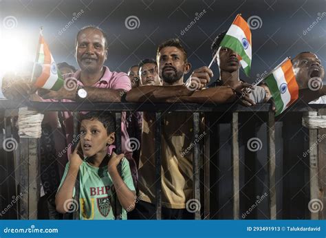 Indian Cricket Fans Cheers As they Watch the 2023 ICC Men S Cricket ...