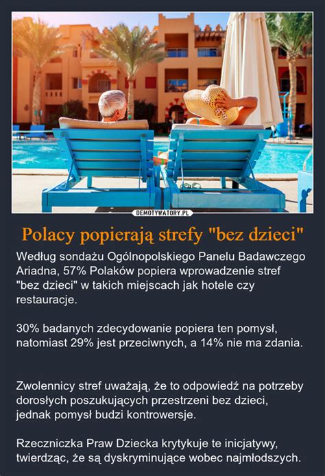 Polacy popierają strefy bez dzieci Demotywatory pl