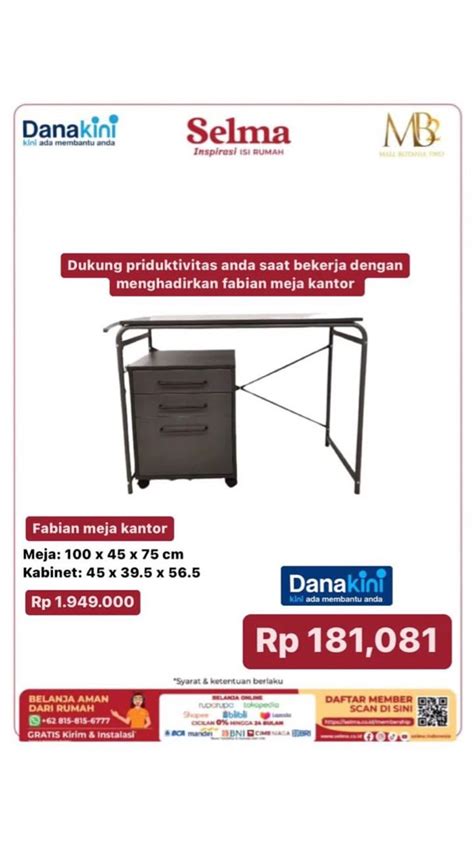 meja kantor atau meja kerja, Perabotan Rumah di Carousell