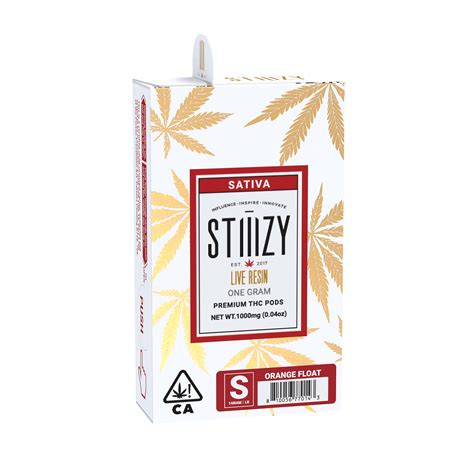 Stiiizy Orange Float Live Resin Pod 1g Leafly