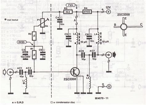 Wideband UHF Amplifier - Antenna TV Amplifier Circuit