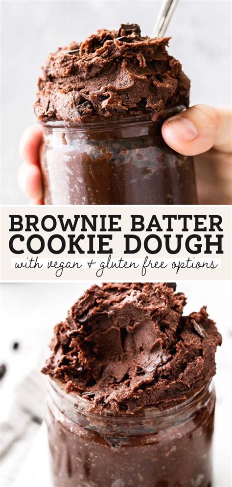 Edible brownie batter cookie dough – Artofit