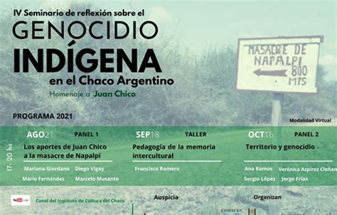 IV Seminario de Reflexión sobre el Genocidio Indígena en el Cha