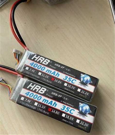 Аккумулятор HRB 4S 4000 Mah 35C для RC моделей-2шт | Festima.Ru ...