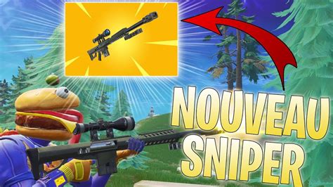 TOP 1 AVEC LE NOUVEAU SNIPER LOURD SUR FORTNITE GAMEPLAY YouTube