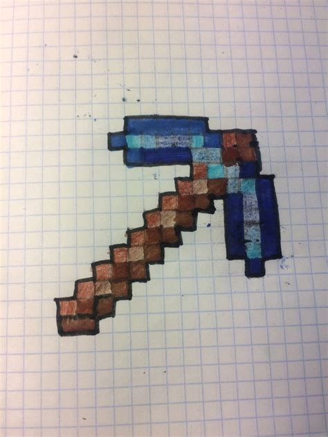 Алмазная кирка Майнкрафт