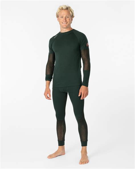 Tundra Long Sleeve - Forest Green - Åsnes - Ulltrøye