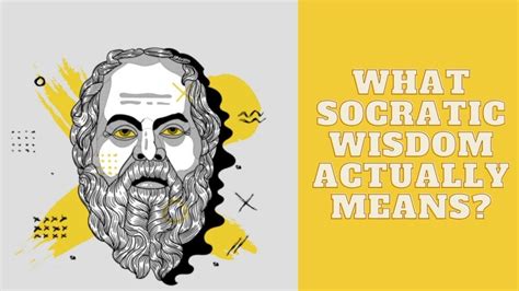 What Socratic Wisdom Actually Means Youtube