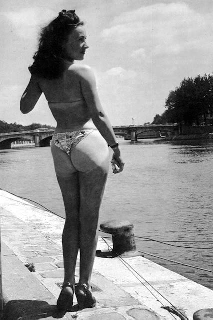 Pictures Of Micheline Bernardini Wearing The First Bikini And The