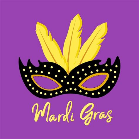 Feestelijke banner op paarse mardi gras achtergrond vector geïsoleerd