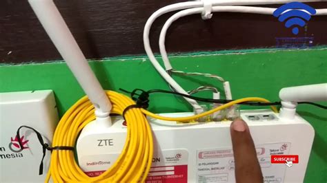 Cara Pasang Kabel Wifi Indihome