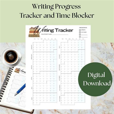 Work Journal Tracker For Writers